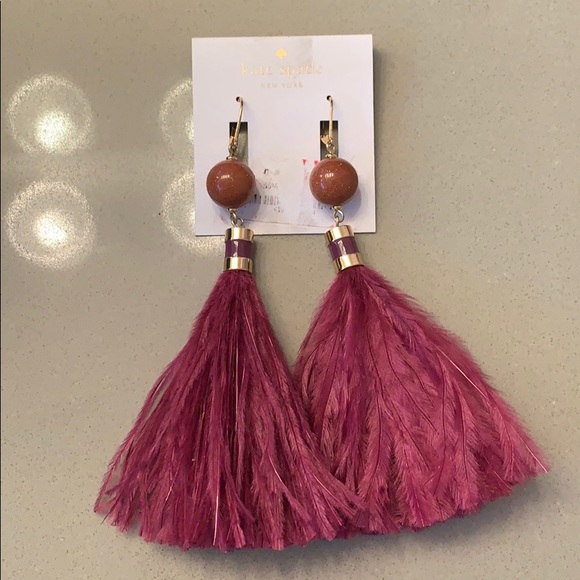 kate spade Jewelry - Kate Spade Swing Time Tassel Earrings
